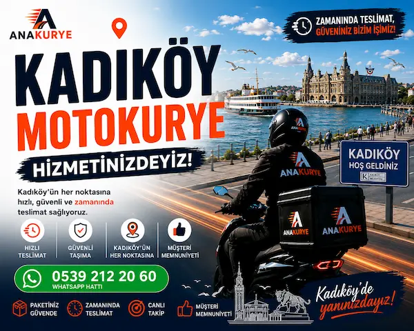 Acil Moto Kurye İstanbul - Ana Kurye motorlu kurye hizmeti